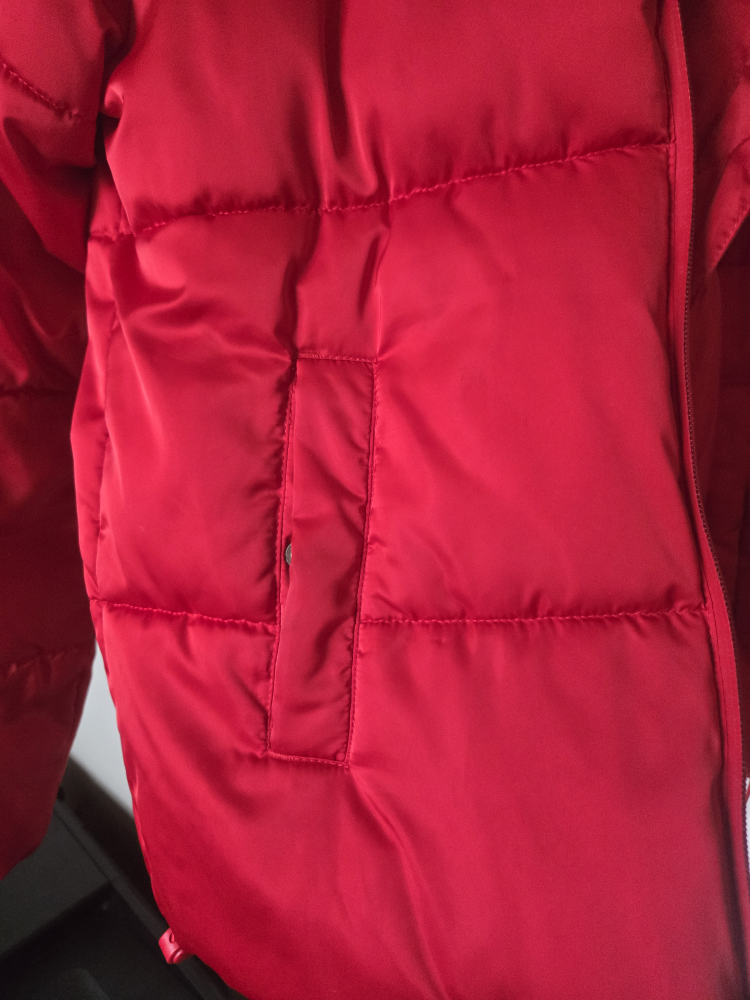 Garage Red Puffer Jacket - Size XS - photo 3