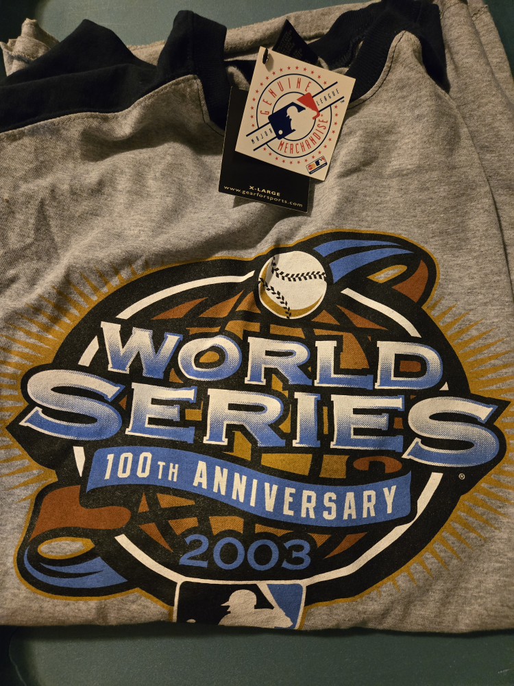 2003 100th World Series Anniversary Shirt - X-Large