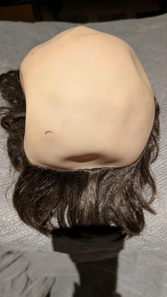 déguisement perruque faux chauve