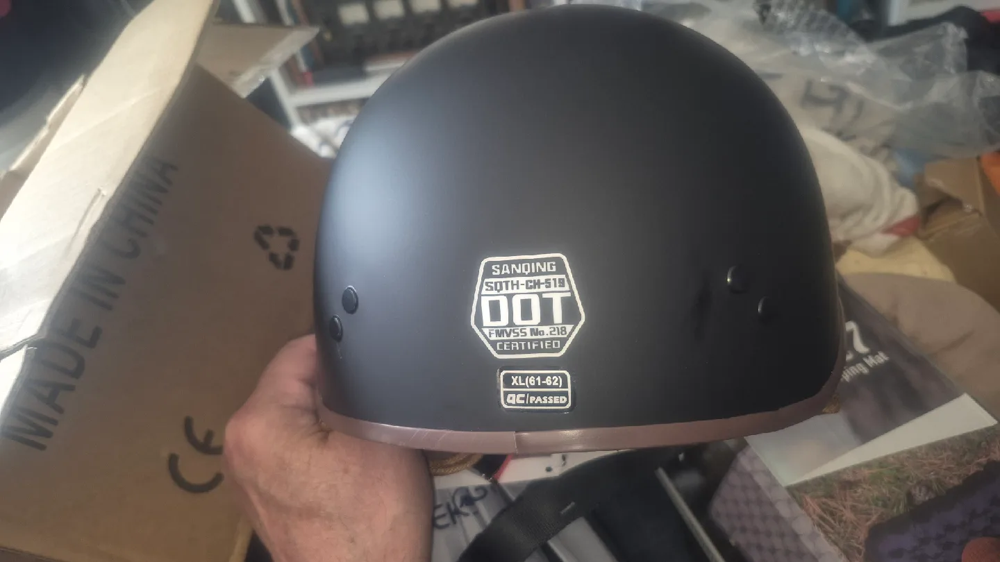 ILM Half Helmet Motorcycle Open Face XL image indicator(4)