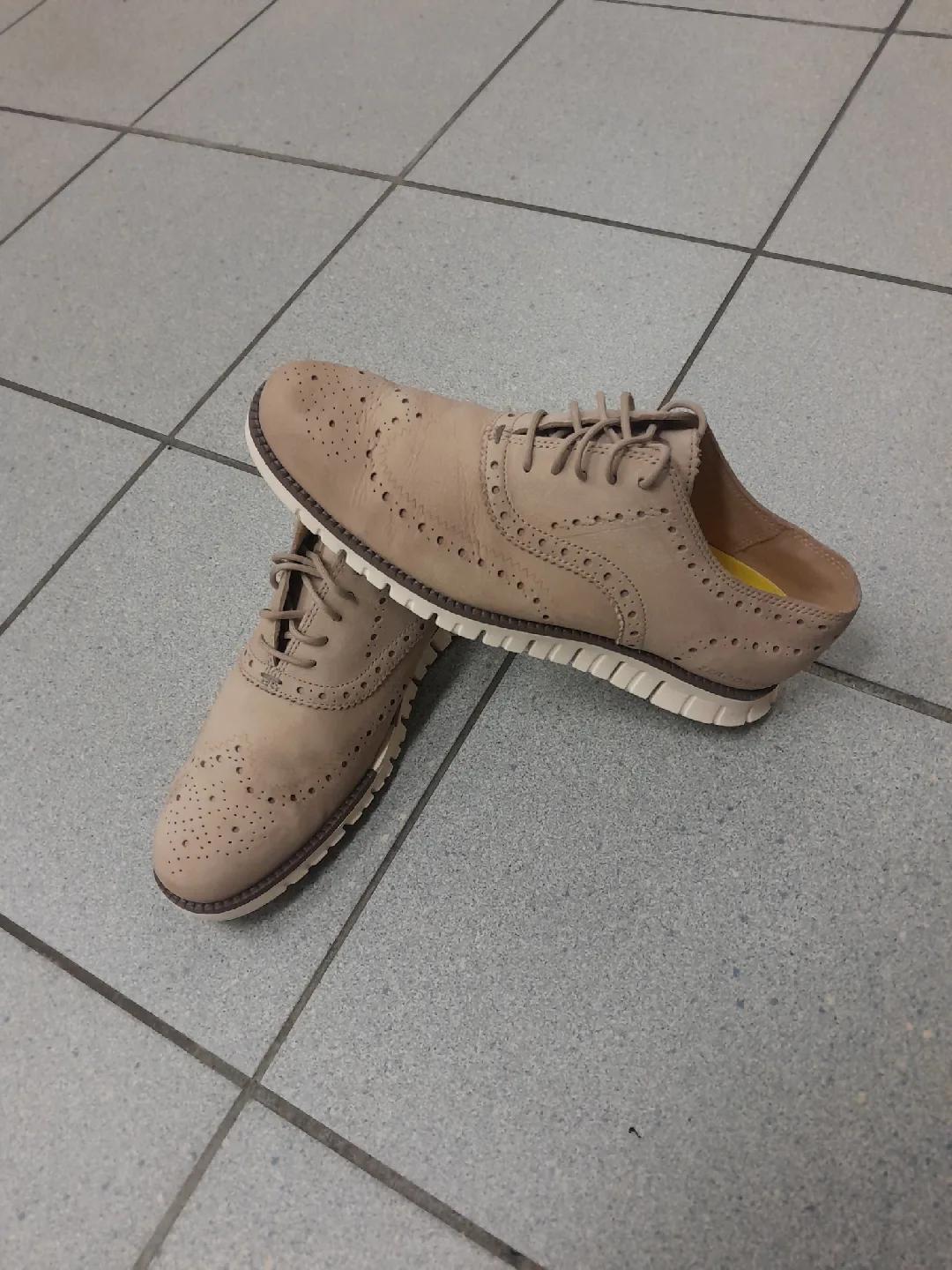 Cole Haan Tan Leather Oxford Shoes Size 8
