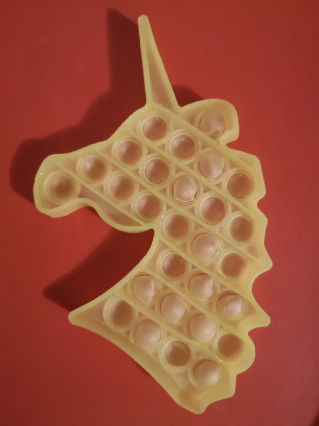 Unicorn Pop It Fidget Toy - Yellow image indicator(2)