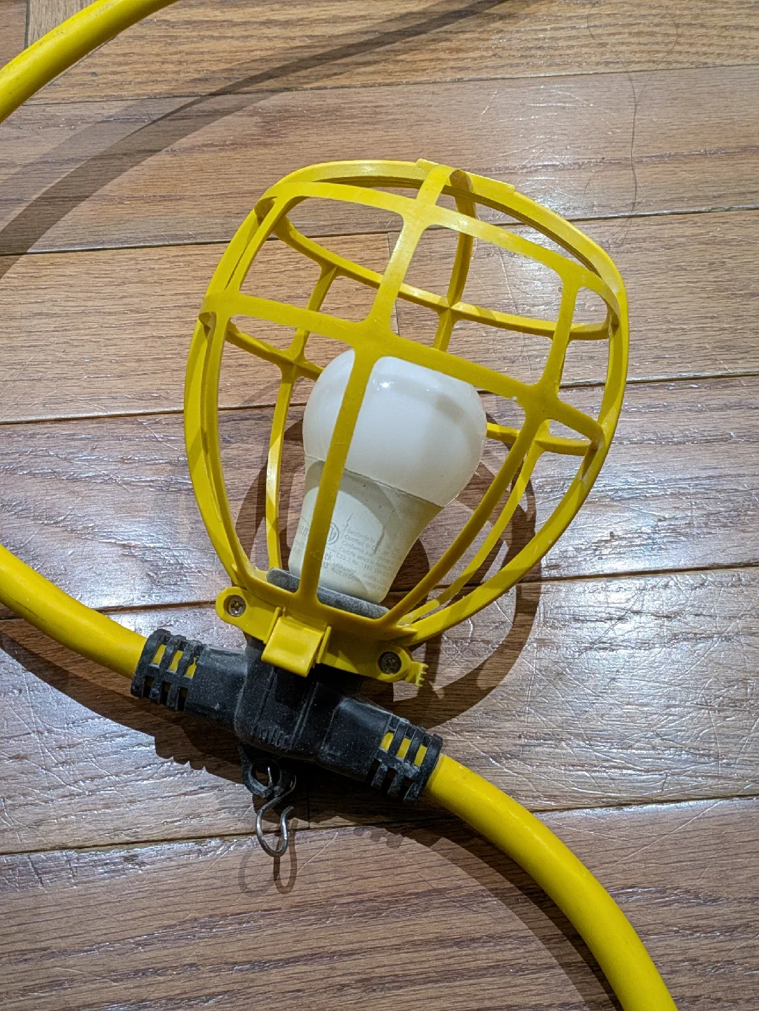 25 ft. 5 Sockets and Cages Indoor String Work Light thumbnail