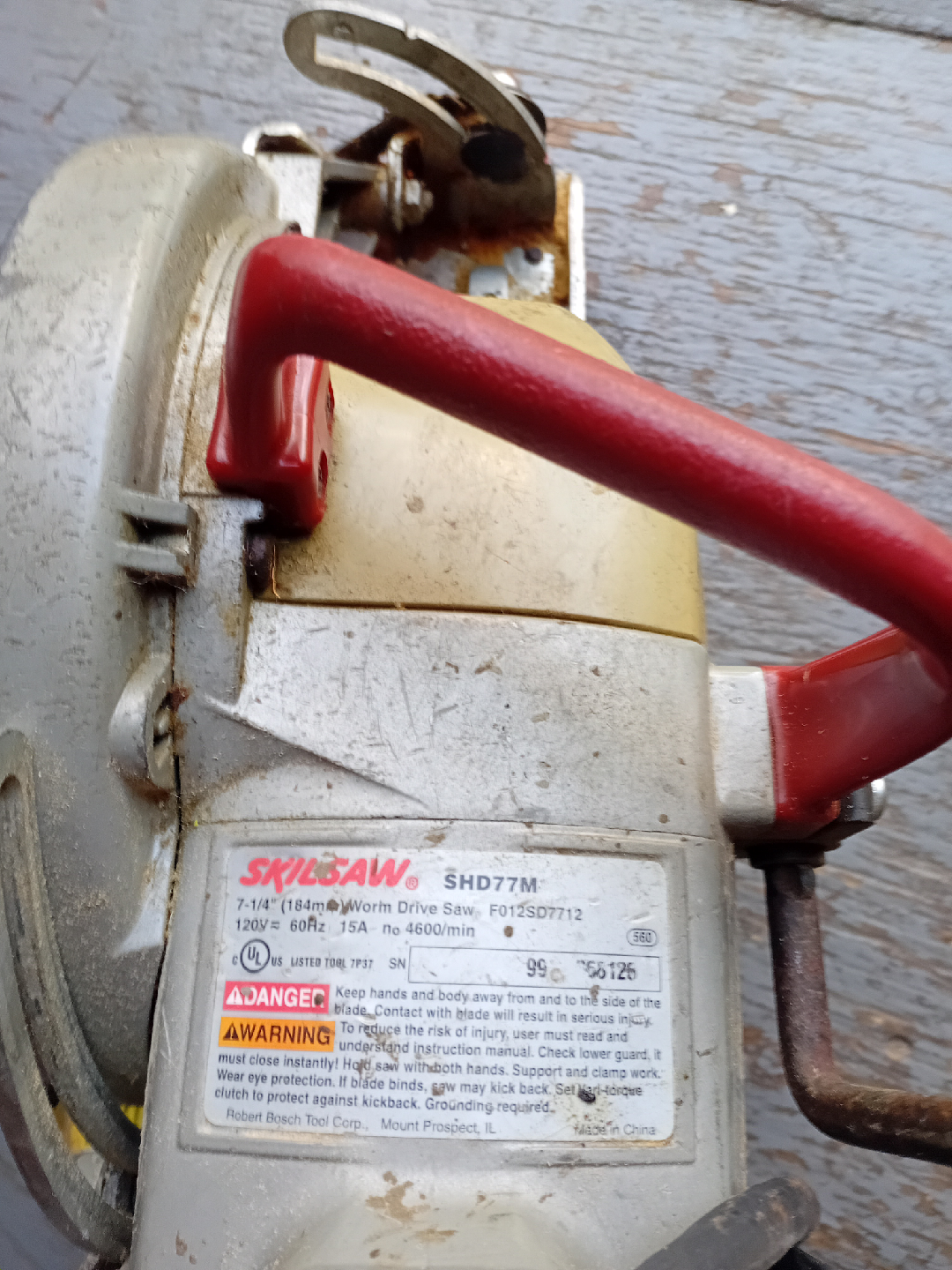 Skilsaw SHD77M Worm Drive Saw - photo 2