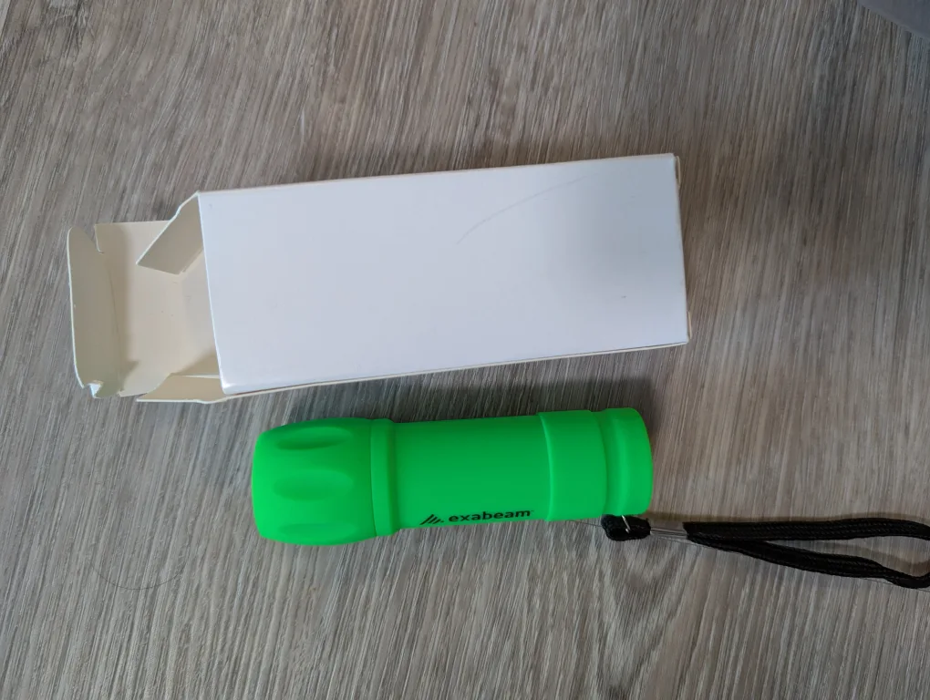 ExaBeam Green Flashlight with Box 🧡 thumbnail