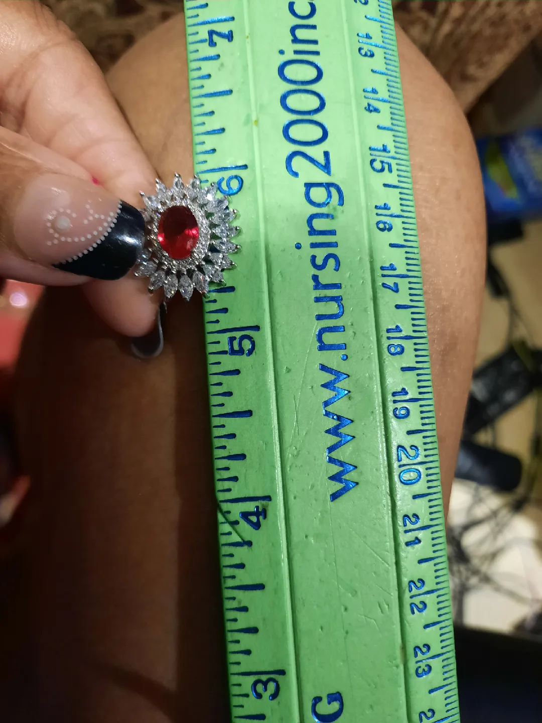 New Gorgeous Ruby CZ DIAMONELLE EARRINGS July birthstone image indicator(4)