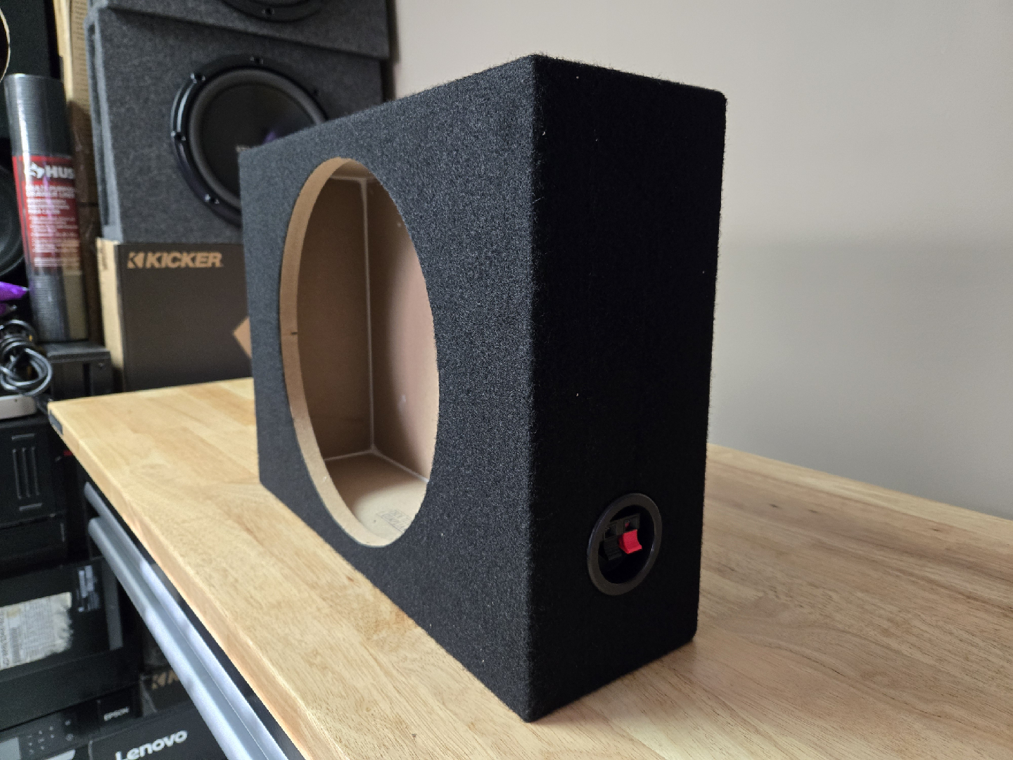 Brand New 12" Slim Sealed Subwoofer Enclosure