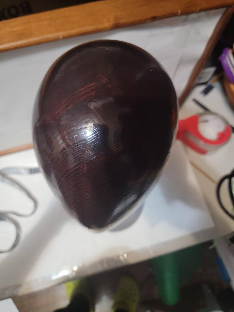 Wooden Mannequin Head - Dark Brown - photo 5