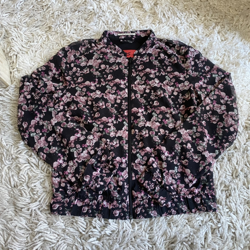 QS by S.Oliver Roses Light Bomber Jacket