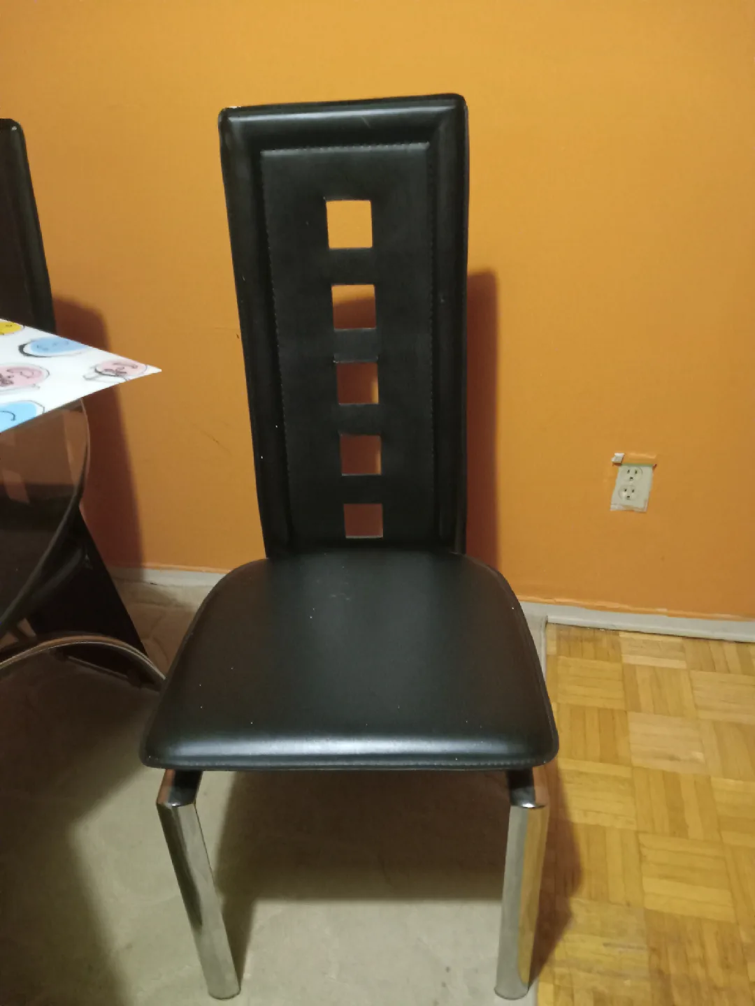 Black Dining Tables and Chairs - Set of 4 image indicator(2)