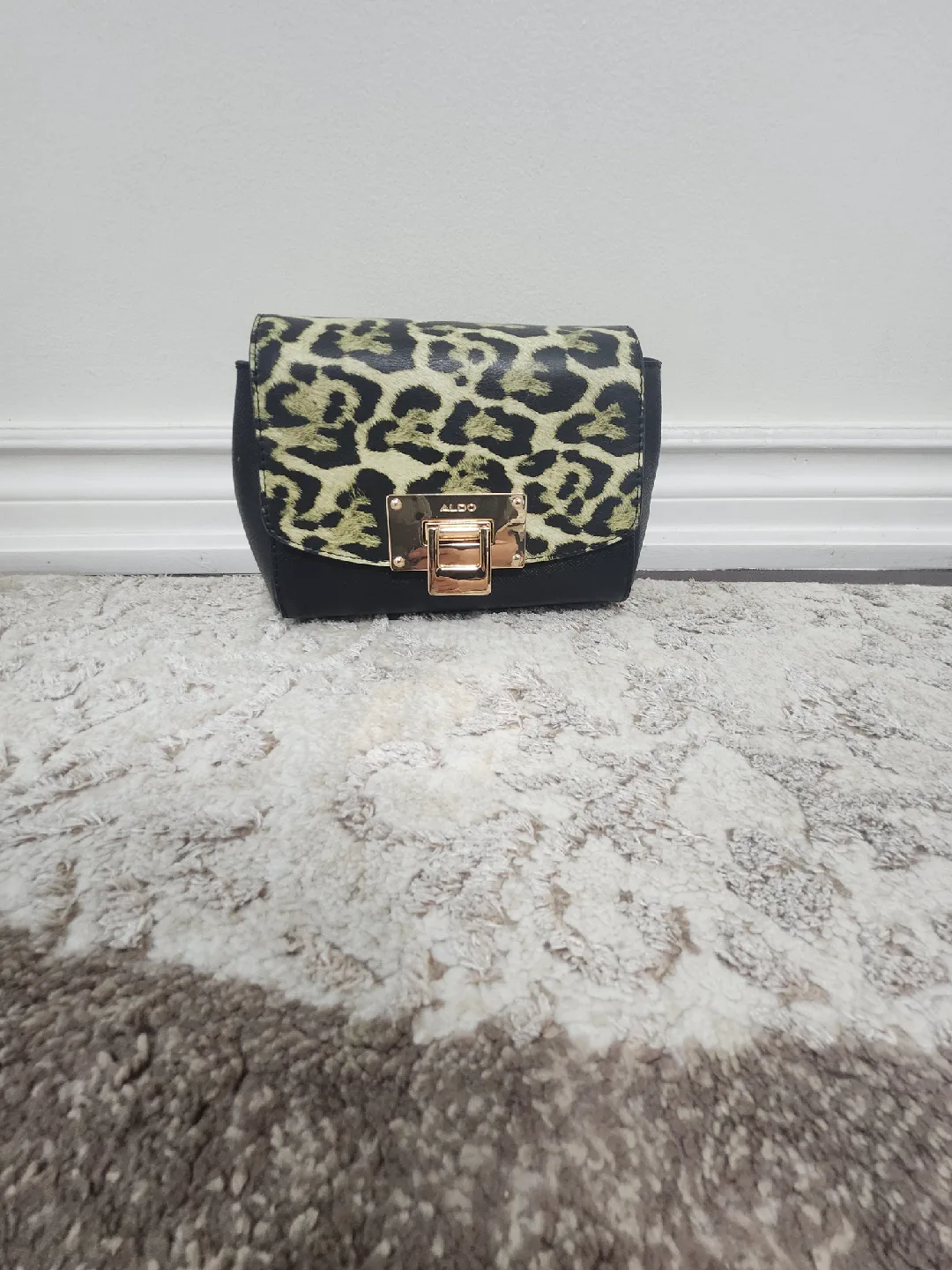 Aldo Leopard Print Crossbody Bag thumbnail