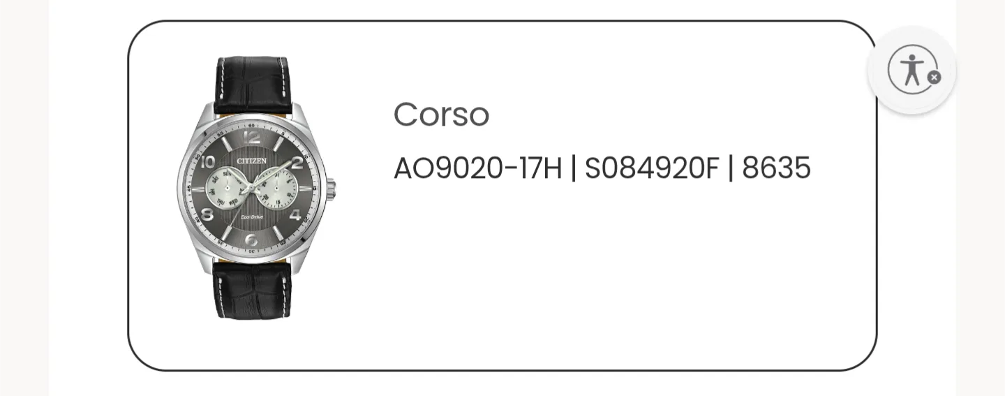 Citizen Corso AO9020-17H Eco-Drive Watch image indicator(5)