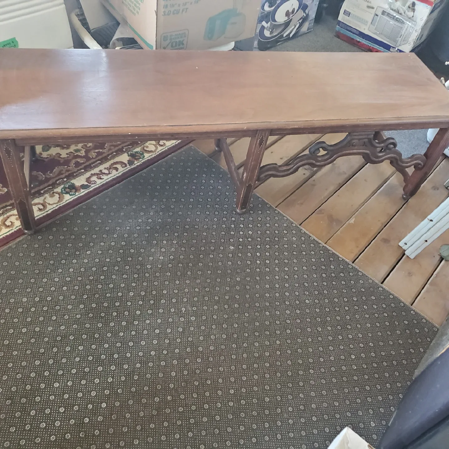 vintage ornate coffee table