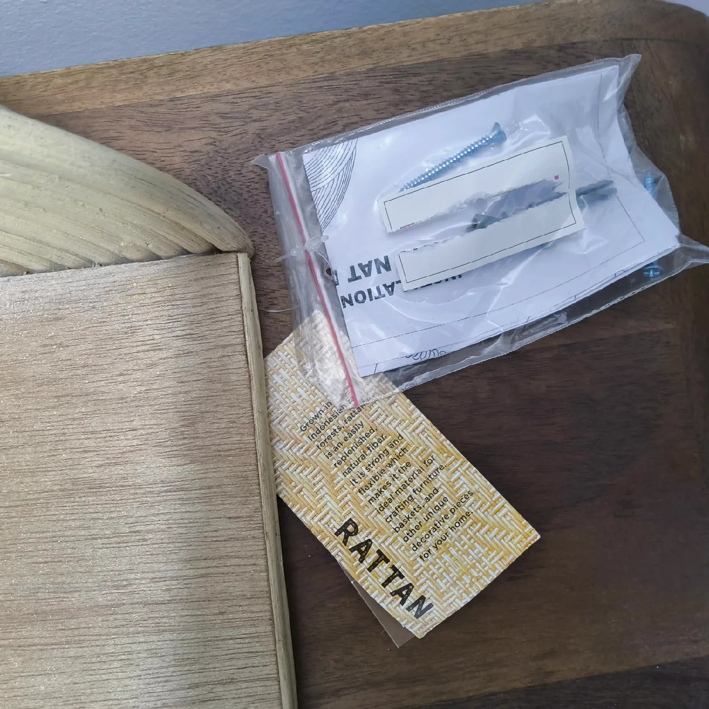 Large Rattan Rainbow Wall Decor image indicator(5)