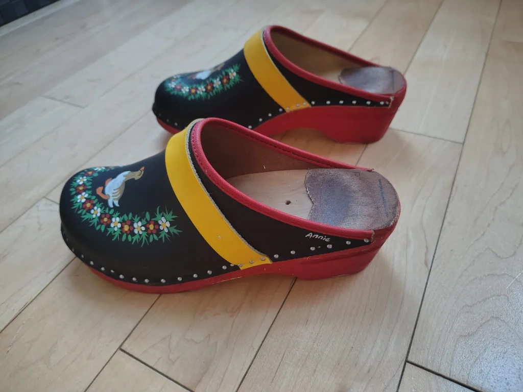 Swedish - Hand Painted Clogs Size 37 image indicator(3)