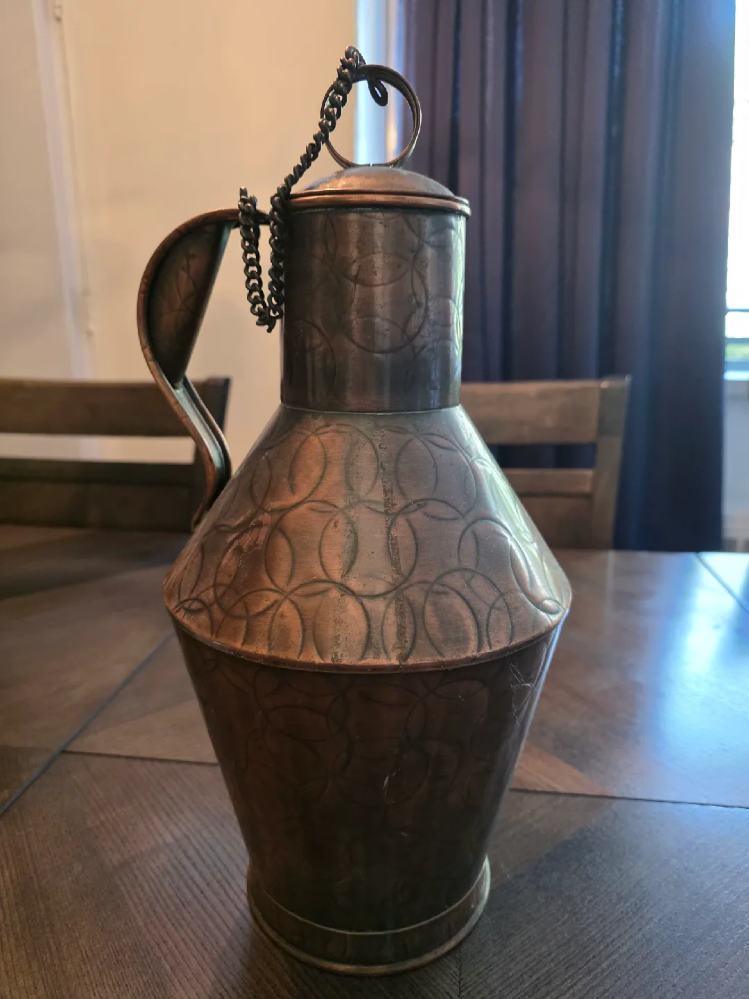 Large Antique Copper Jug thumbnail