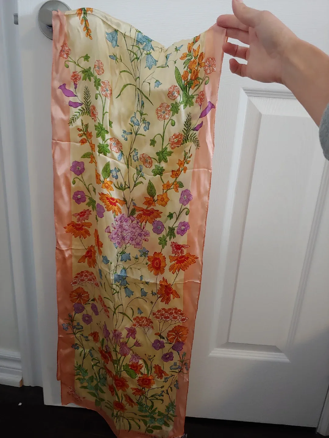 New Vince Camuto Floral Scarf - Silk/Modal Blend image indicator(3)