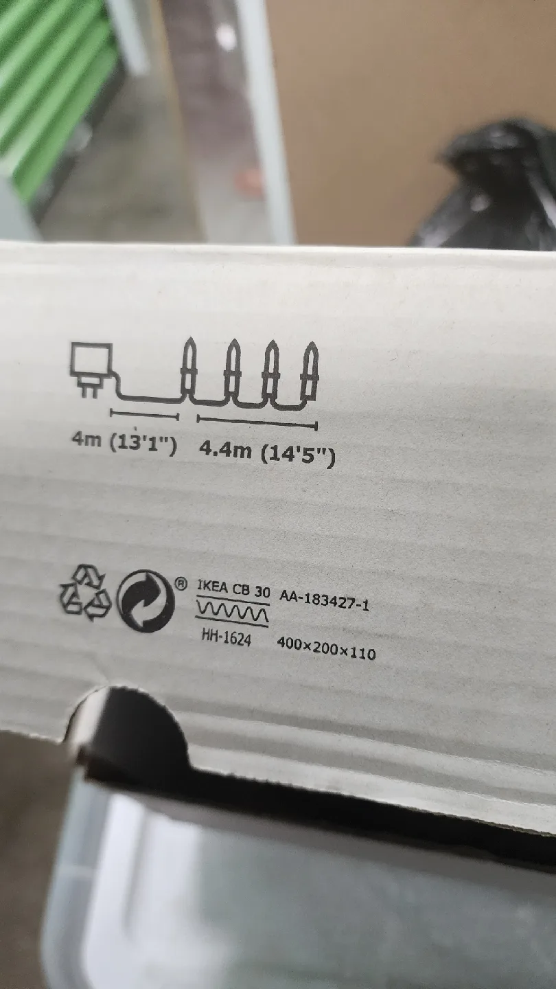 2 box IKEA SVARTRÅ String Lights - Indoor/Outdoor image indicator(3)