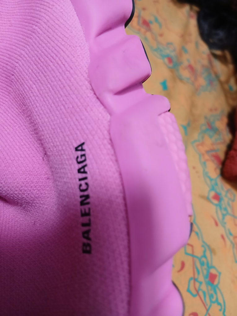Balenciaga Pink Speed Sock Sneakers - Size US 13 - photo 2