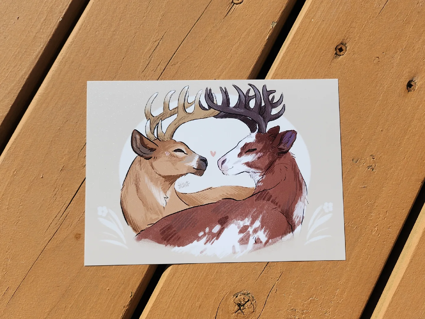 Deer art print image indicator(2)
