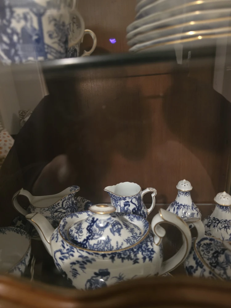 Blue & White China Tea Set - photo 2
