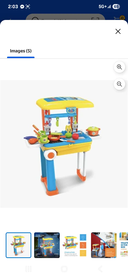 Like New Lil' Chef Luggage Playset, Kitchen Toy image indicator(8)