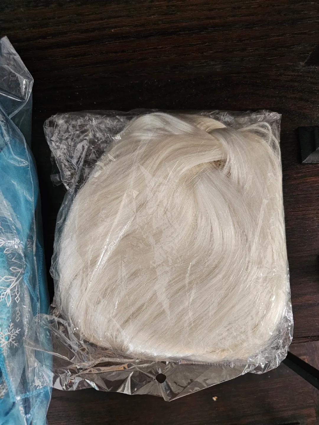 Elsa Dress-Up Costume with Wig image indicator(4)