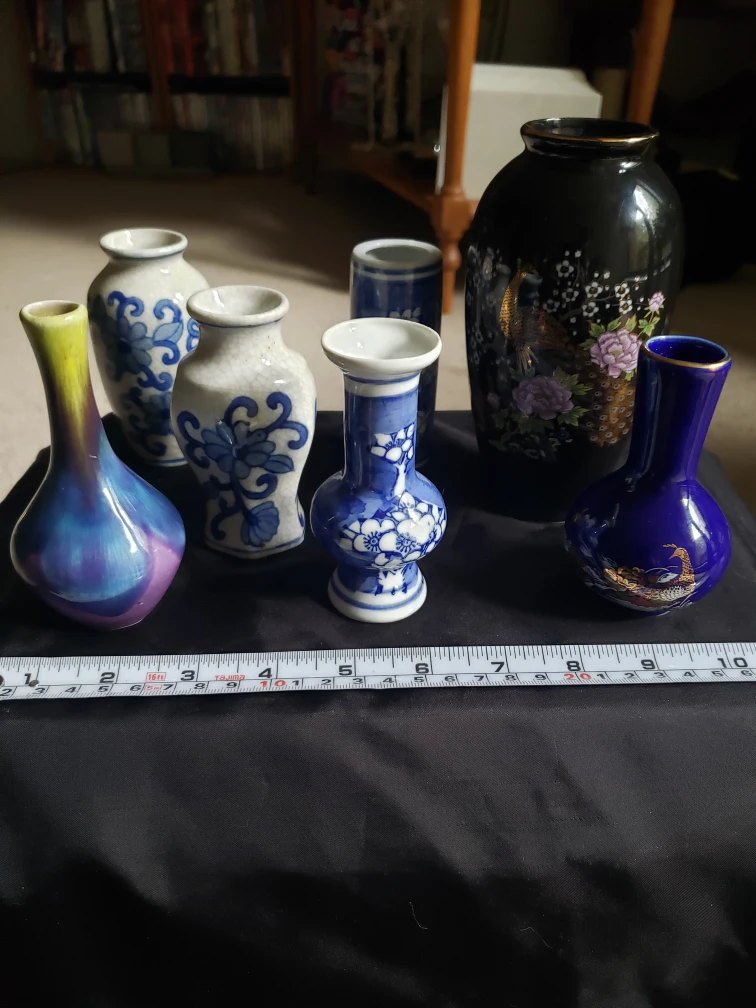 Collection of Decorative Vases