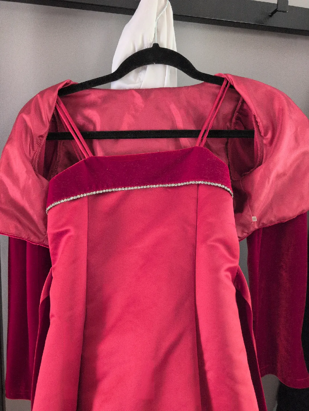 Leeying Bong Red Dress with Bolero - Size 12 image indicator(2)