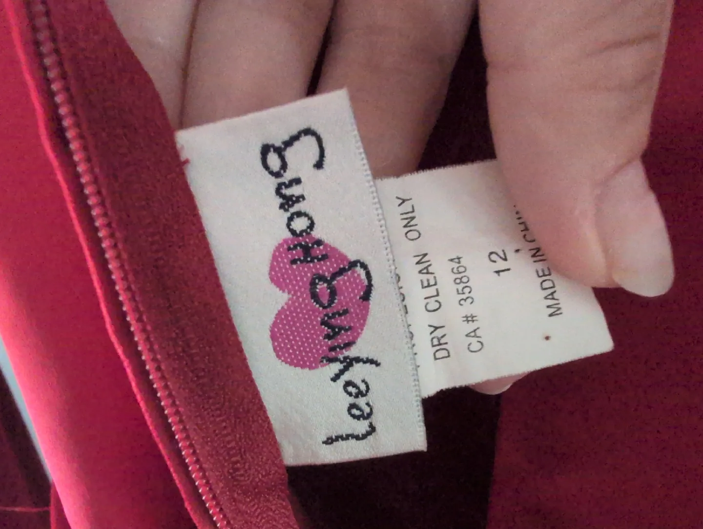 Leeying Bong Red Dress with Bolero - Size 12 image indicator(5)