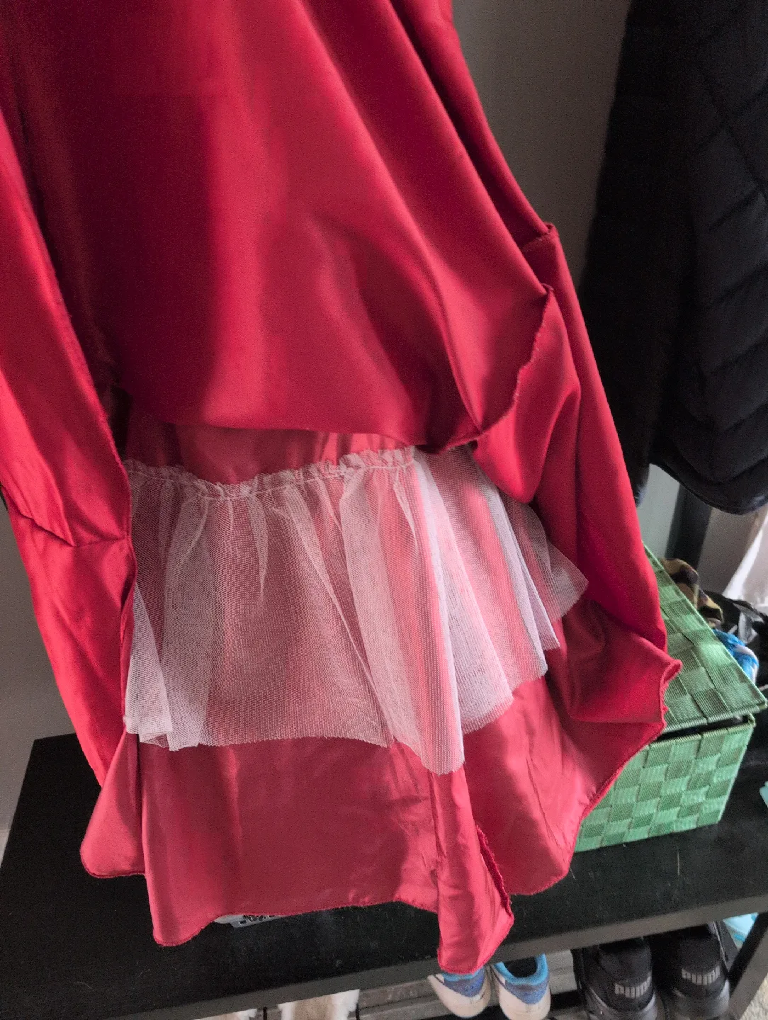 Leeying Bong Red Dress with Bolero - Size 12 image indicator(6)