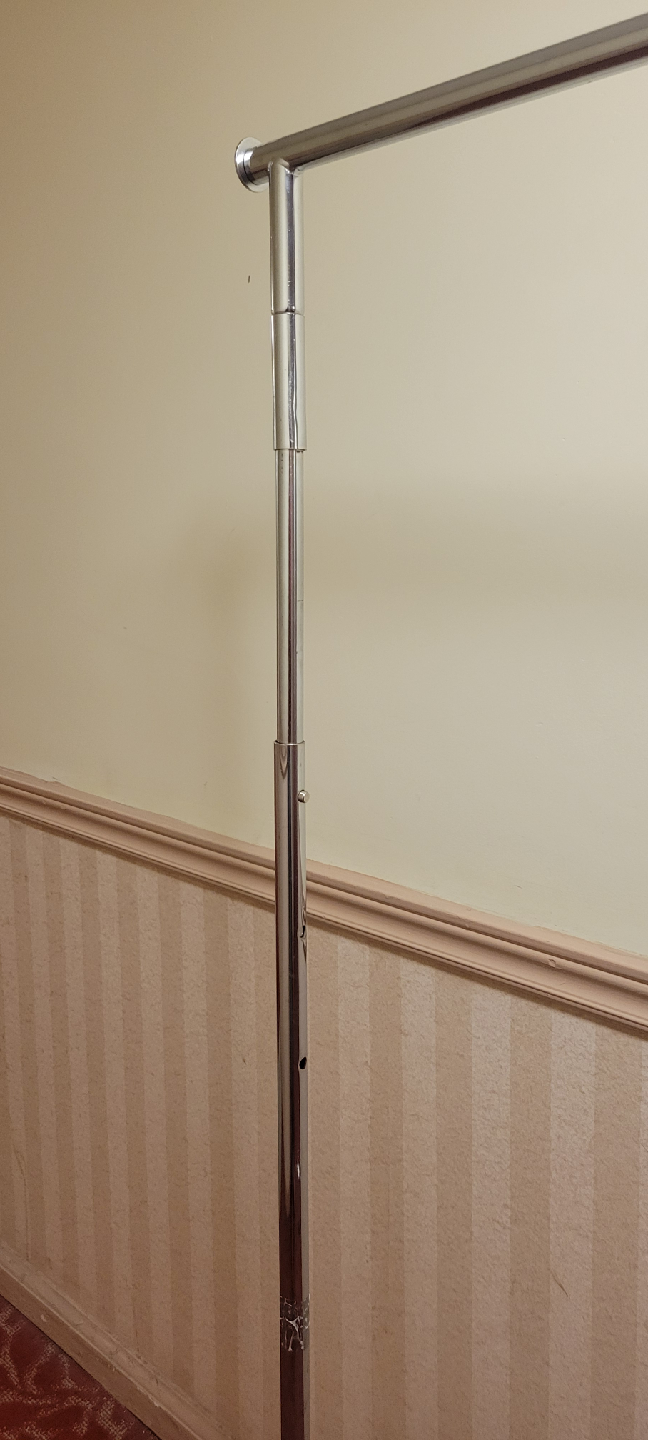 Rolling Garment Rack - Silver - photo 2