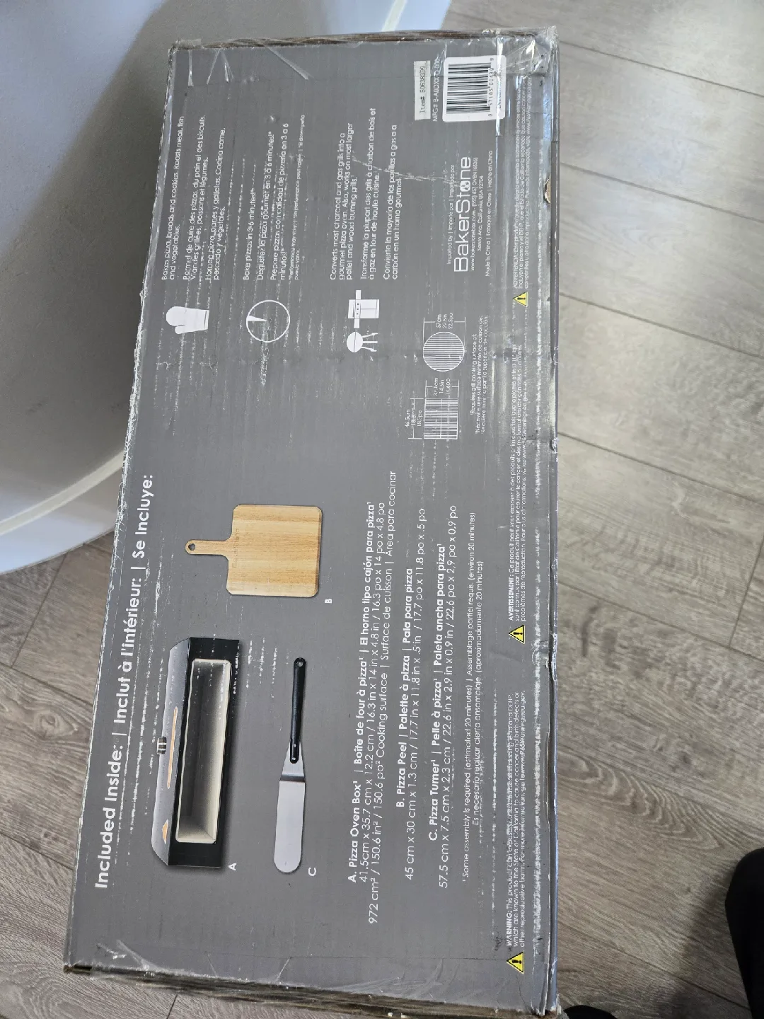 NEW bakerstone pizza oven box image indicator(5)