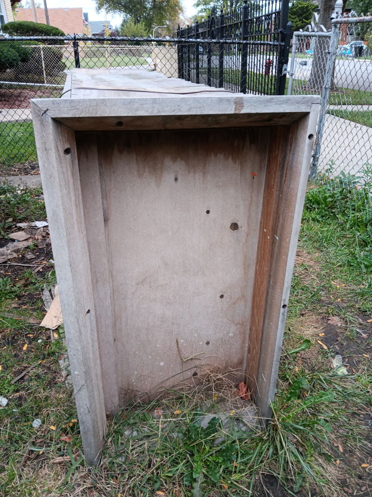 Damaged Wooden Dresser - AS IS - photo 4