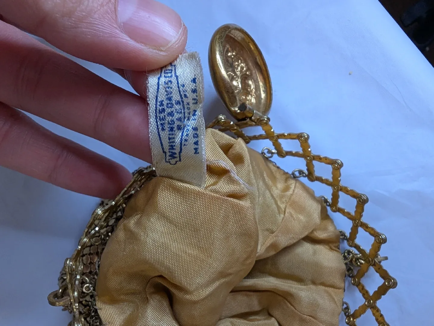 Antique Whiting & Davis Mesh Art Deco bag image indicator(6)