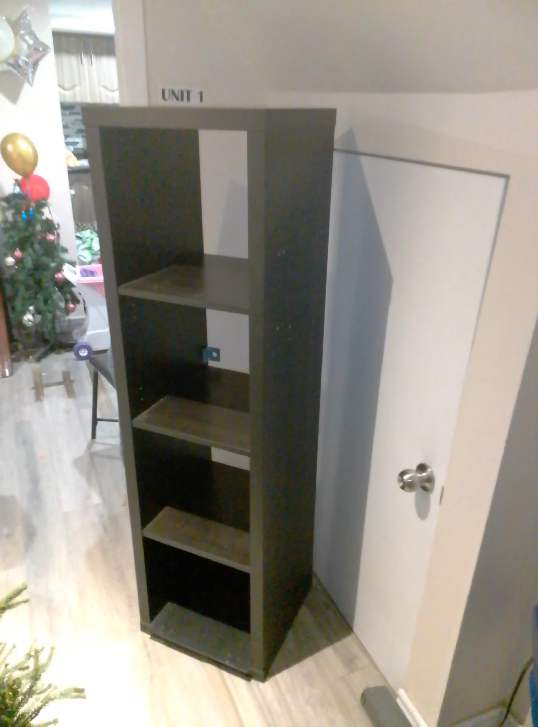 Dark Brown Bookshelf