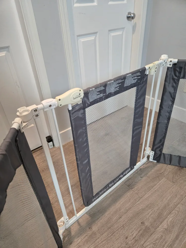 Infant toddler custom fit baby gate mesh image indicator(2)