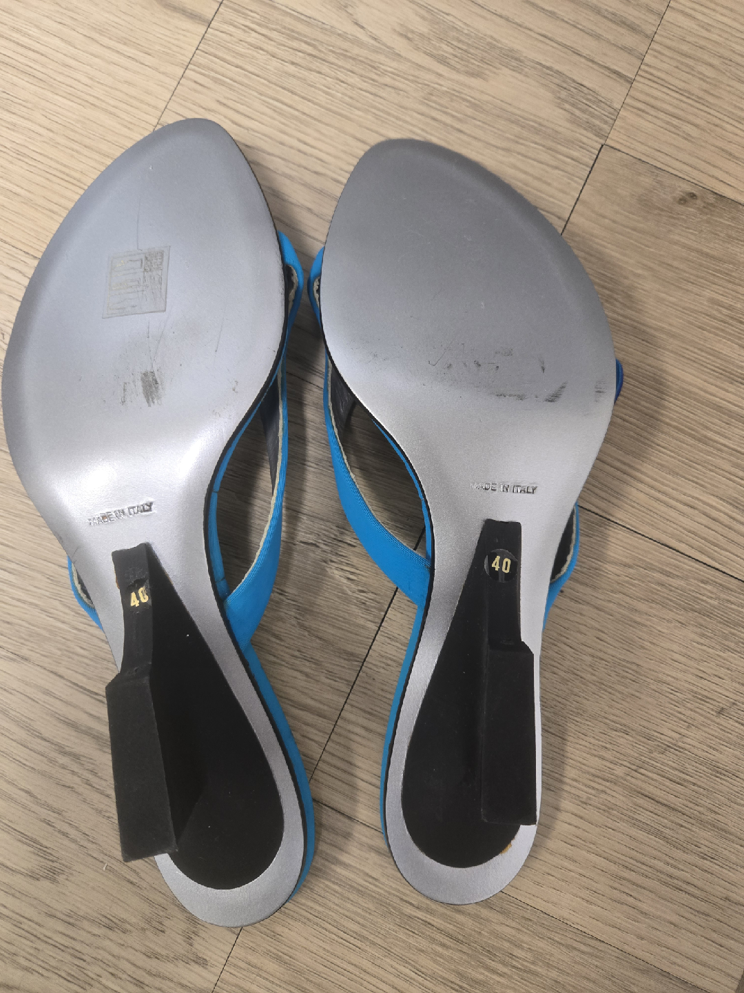 Rodolphe Menudier Blue Heels - Size 40 - photo 3