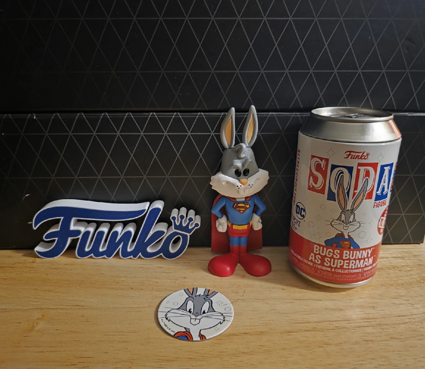 Funko Soda Bugs Bunny as Superman Figure