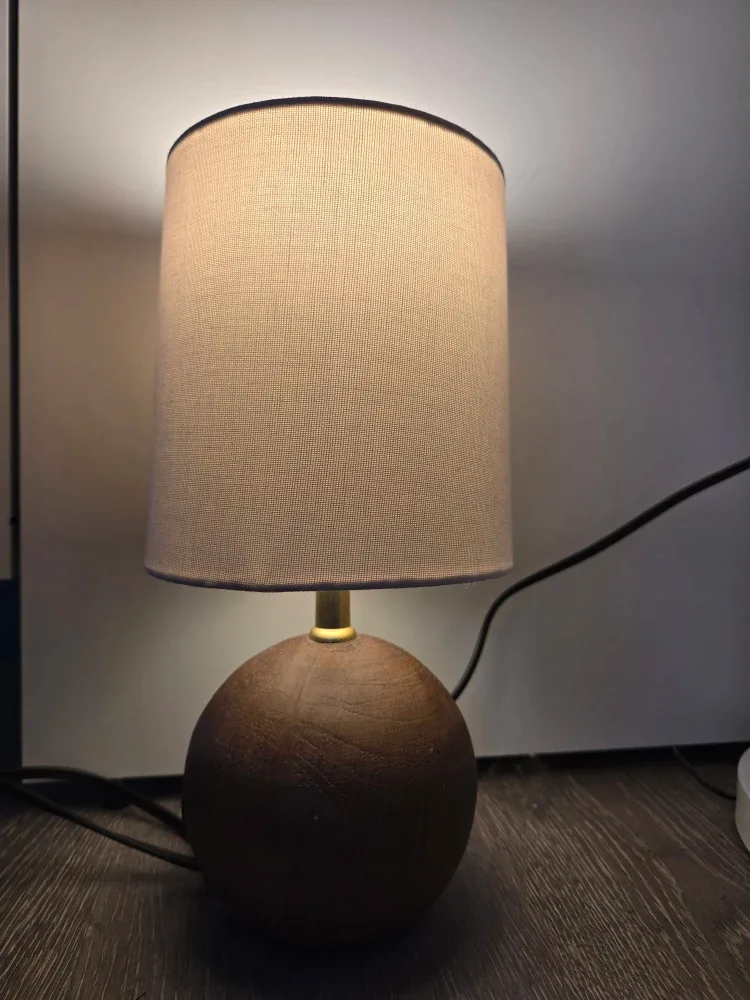 Wood Base Table Lamp image indicator(2)