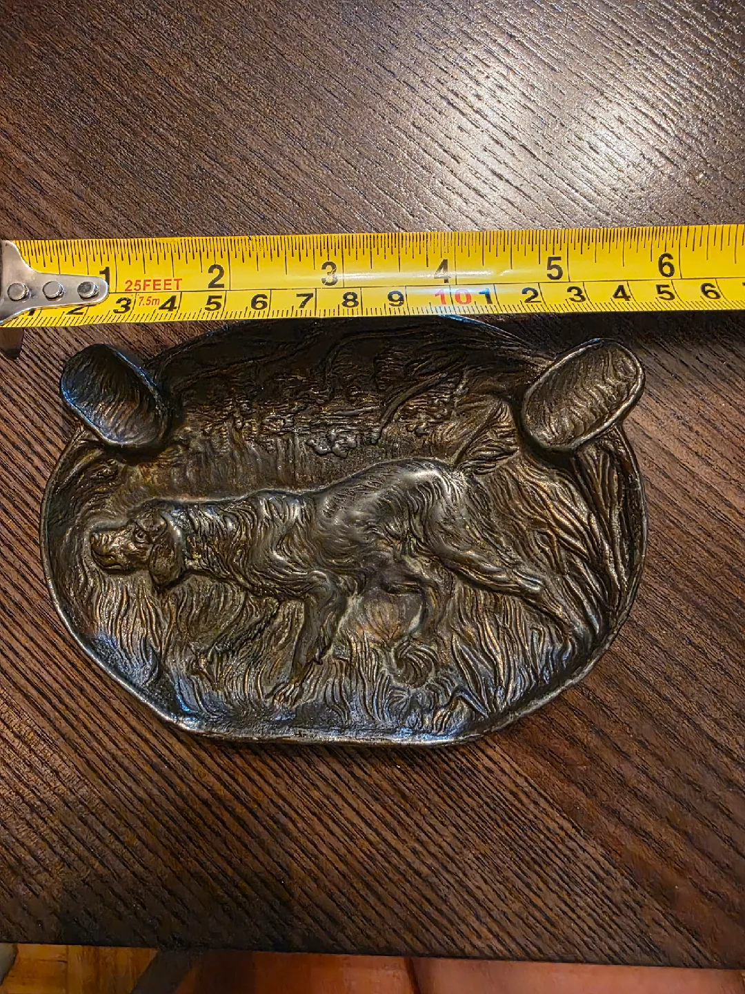 Bronze Hunting Dog Ashtray image indicator(10)