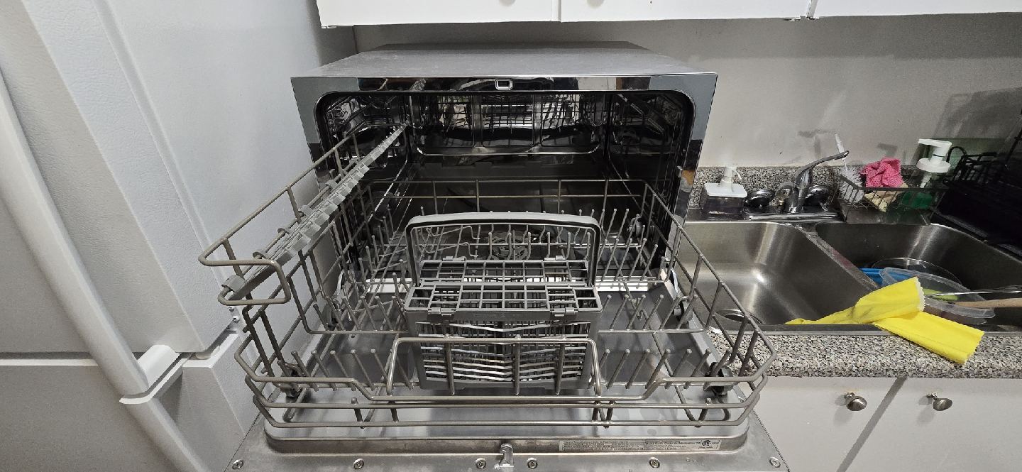 Danby Silver Countertop Dishwasher