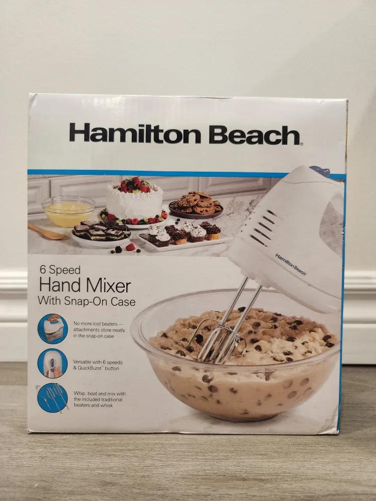 NEW Hamilton Beach 6-Speed Hand Mixer image indicator(2)