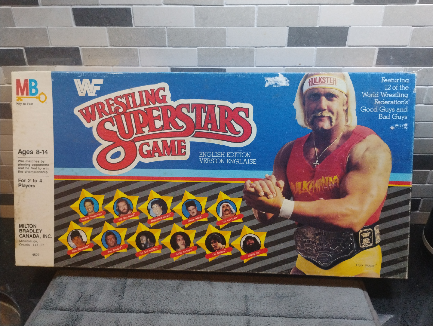 WWF Wrestling Superstars Game - Milton Bradley