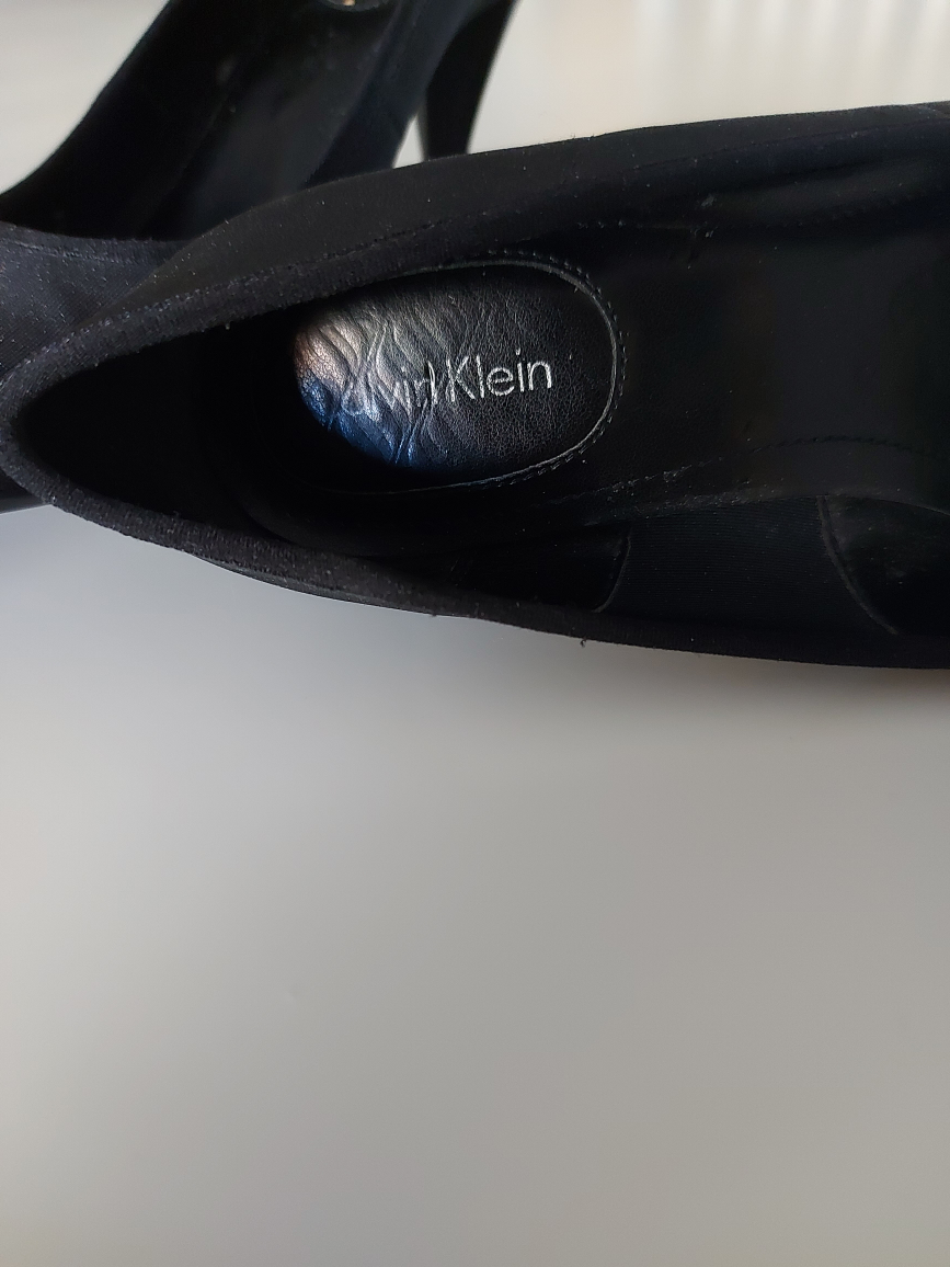 Calvin Klein Black Satin Heels - photo 3