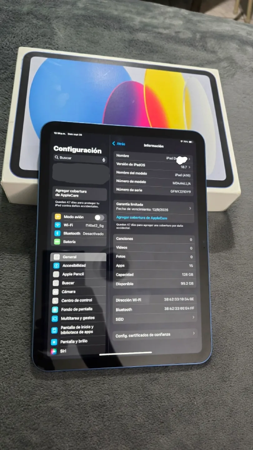 Apple iPad (A16) 128GB - Blue image indicator(4)