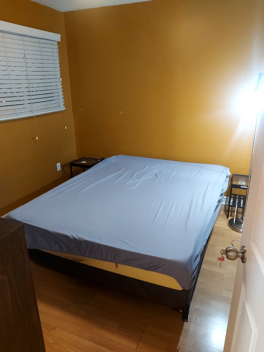 Bedroom Set - Bed, Dresser, Mirror, Mini Fridge thumbnail