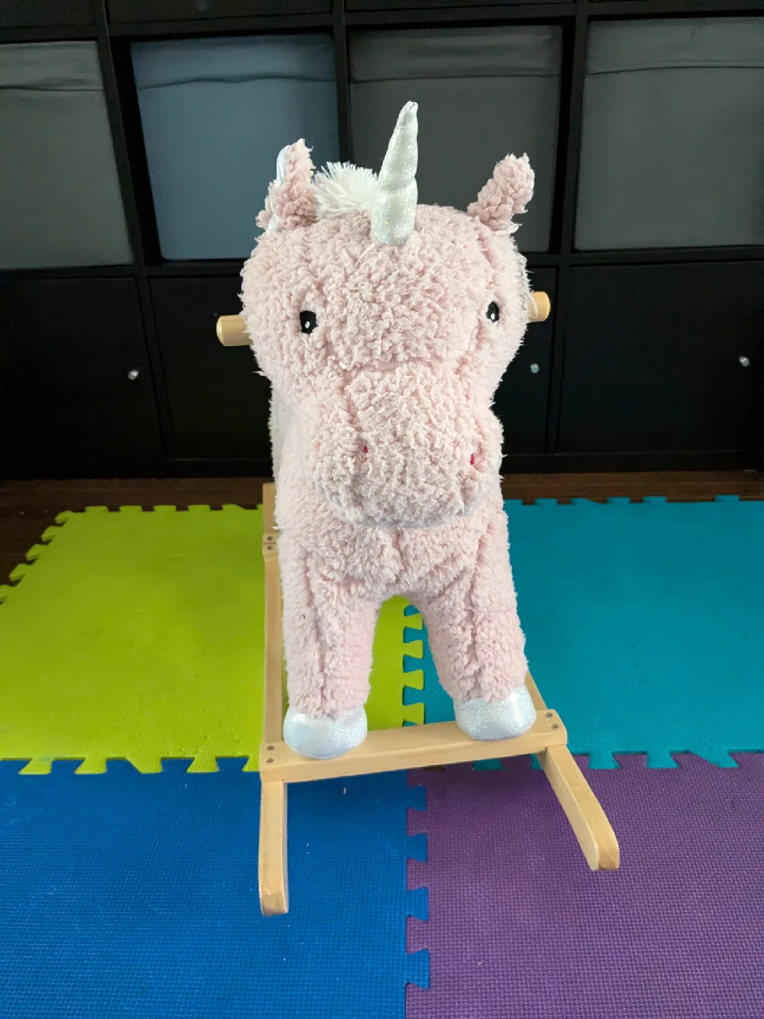 Pink Unicorn Rocking Horse image indicator(2)