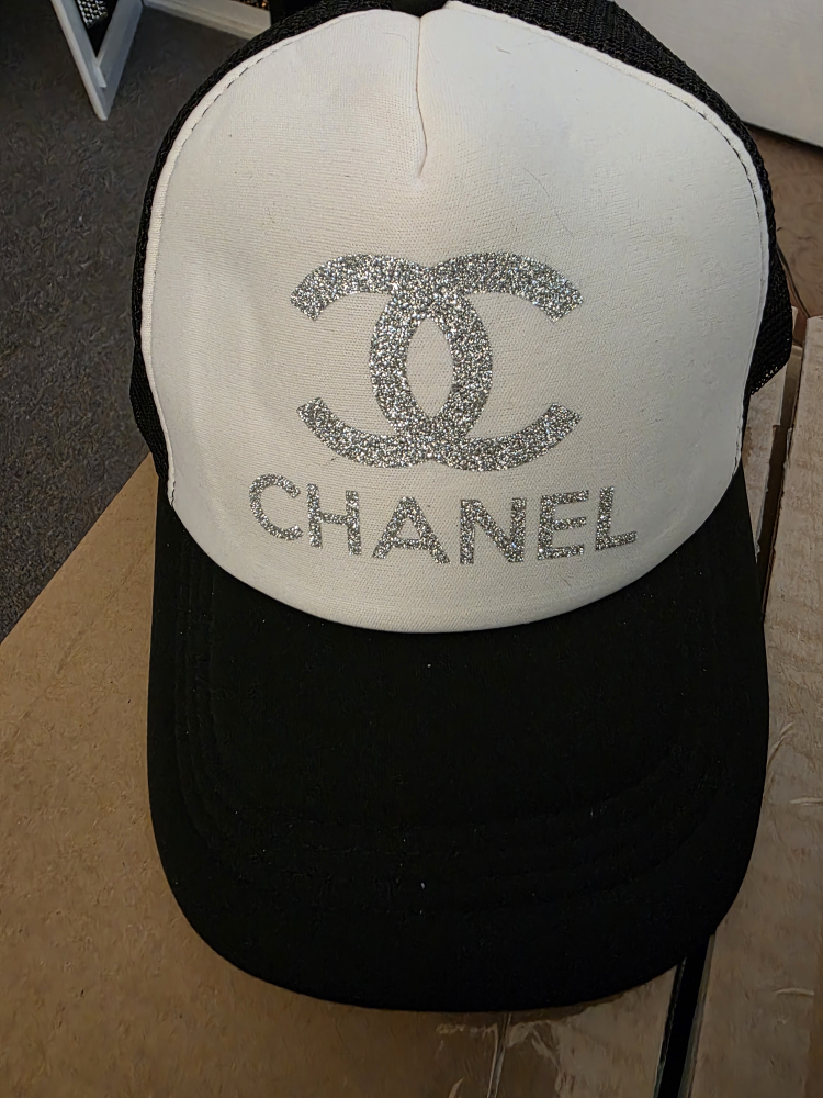 Chanel Trucker Hat Black/White