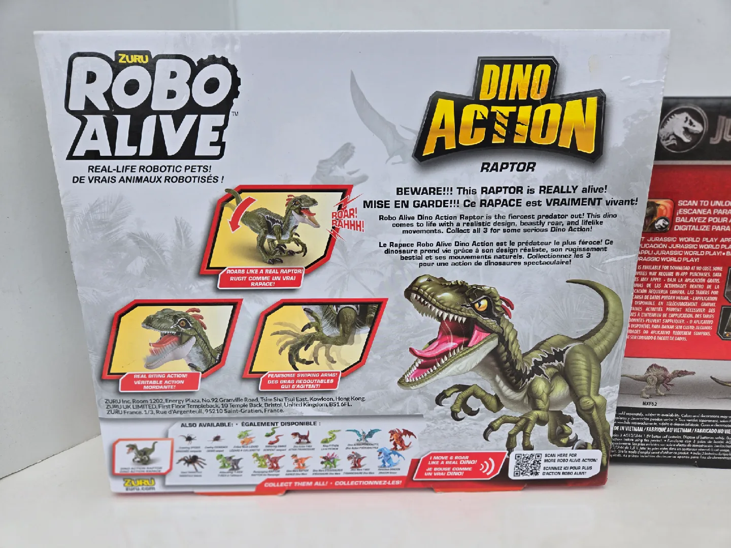 2 dinosaur toys zuru jurassic park NEW image indicator(6)